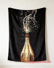 Luxury Monogram Fleece throw Blanket Gucci x Coca-Cola Fleece Wall Tapestry IMG_2698